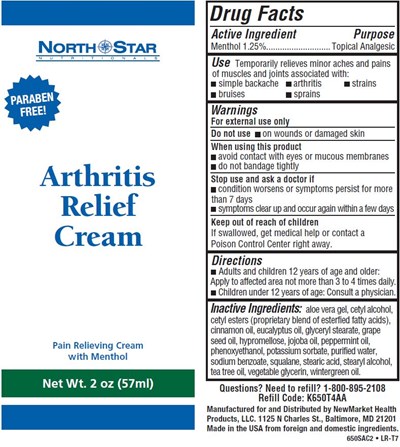 Arthritis Relief Cream Label (Arthritis Relief Cream Label)